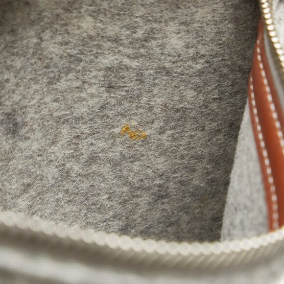 HERMES Gray Leather Shoulder Bag - Picture 4 of 10